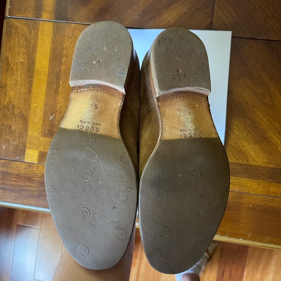 Gucci Men’s Brown Suede Lace Up Oxfords - Size 6.5 main image 5